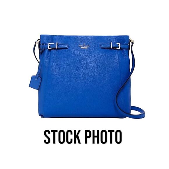 Kate Spade | Holden Street Brandy Blue Leather Crossbody Bag - Picture 1 of 10